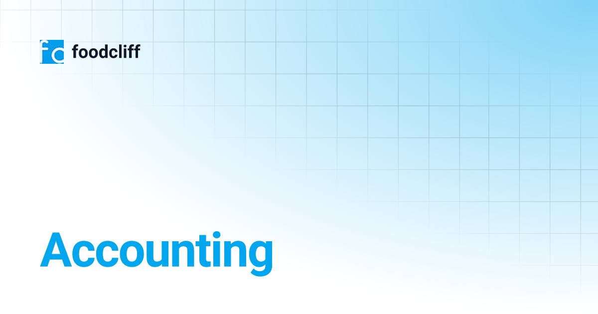 Accounting foodcliff